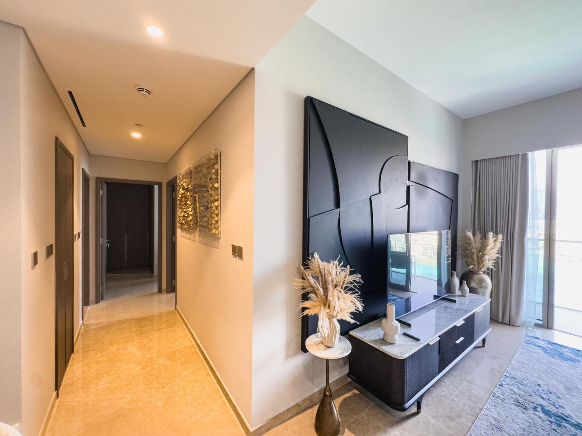 Grande Signature Residences 2br - Epic Burj Khalifa View For 8-guests * Dubai
